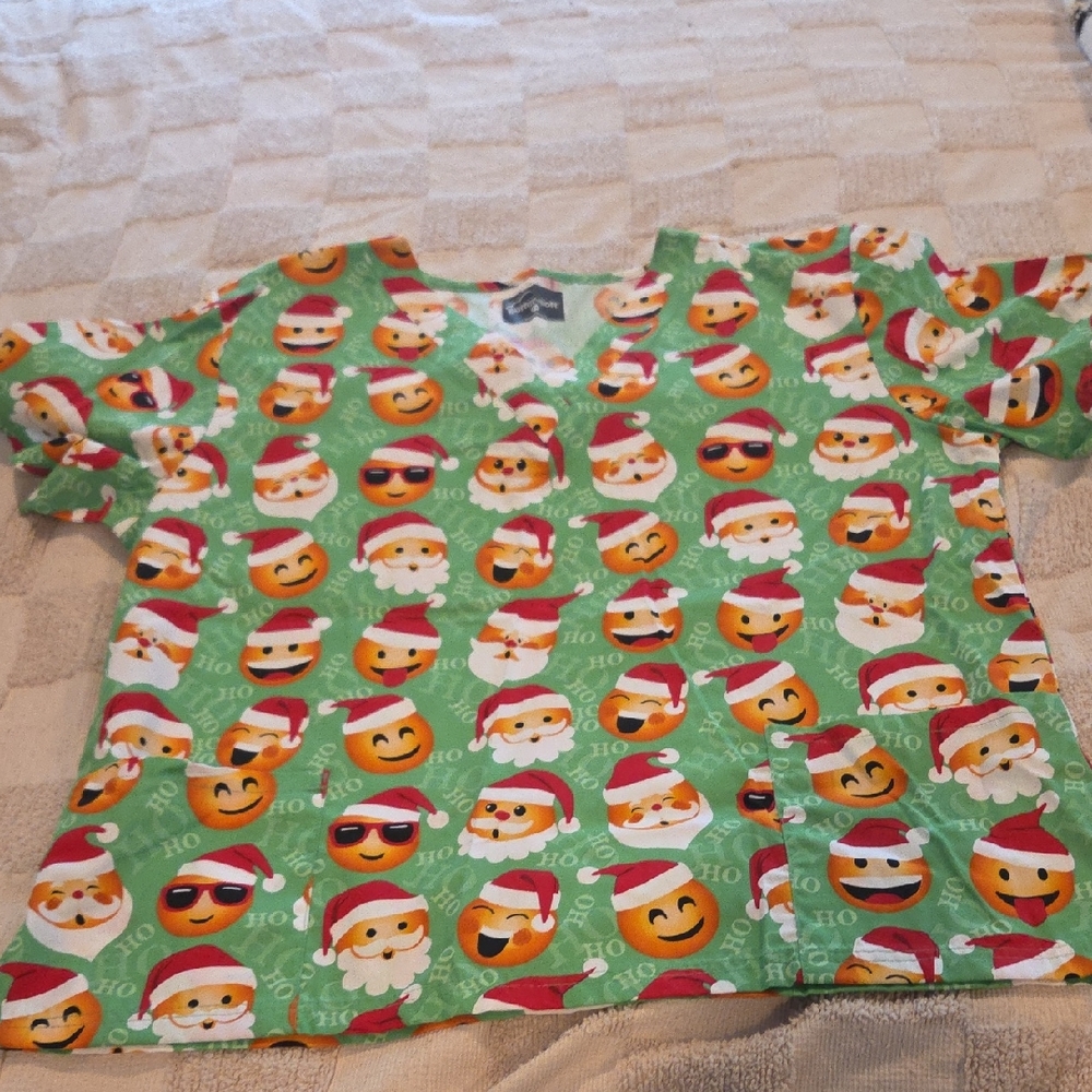Srcub Top Butter-Soft Multicolor Fabric